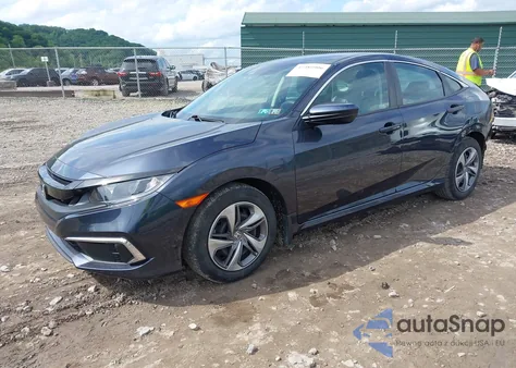 2019 Honda Civic Lx z USA, uszkodzony, nr VIN 2HGFC2F66KH563966